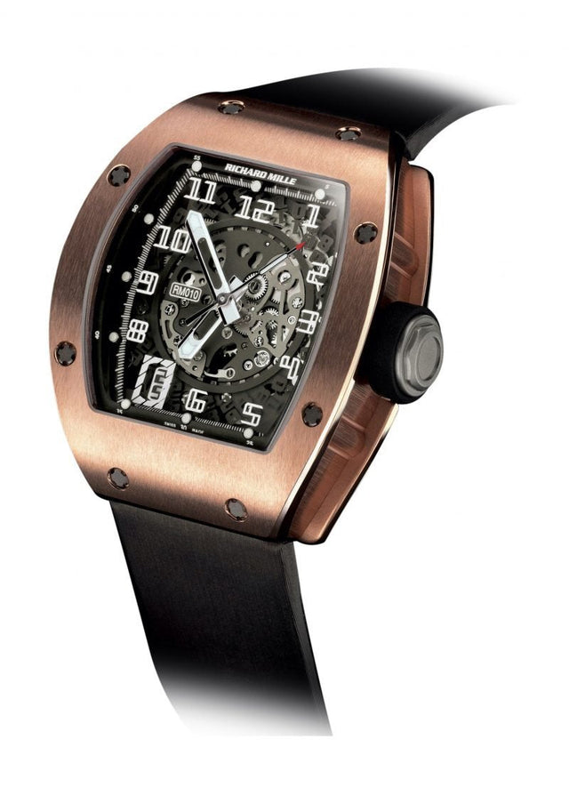 Richard Mille RM 010 Automatic Winding men's watch Red Gold