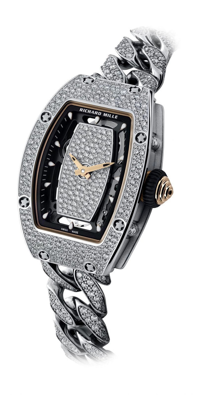 Richard Mille RM 07-01 Automatic Snow Setting Woman's watch White Gold