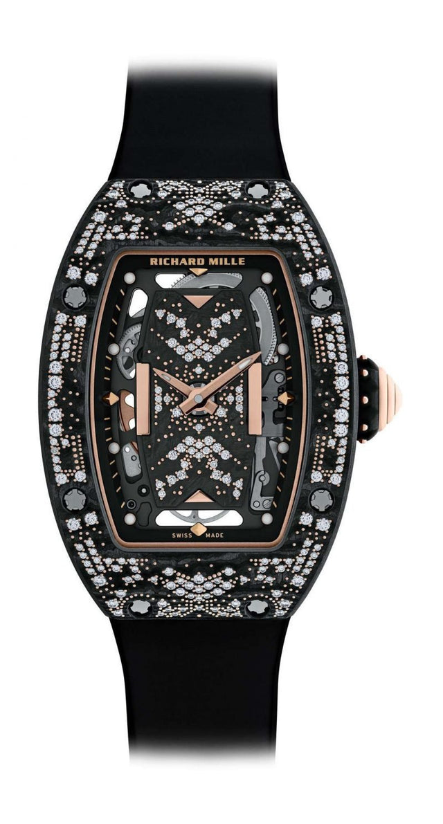 Richard Mille RM 07-01 Intergalactic Misty Night Men's watch Carbon,Red Gold