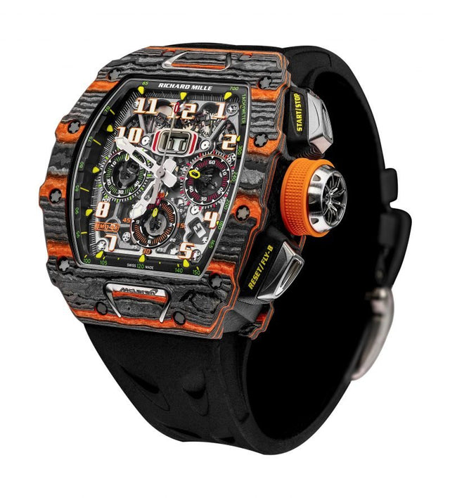 Richard Mille RM 11-03 Automatic Flyback Chronograph McLaren Men's watch Carbon
