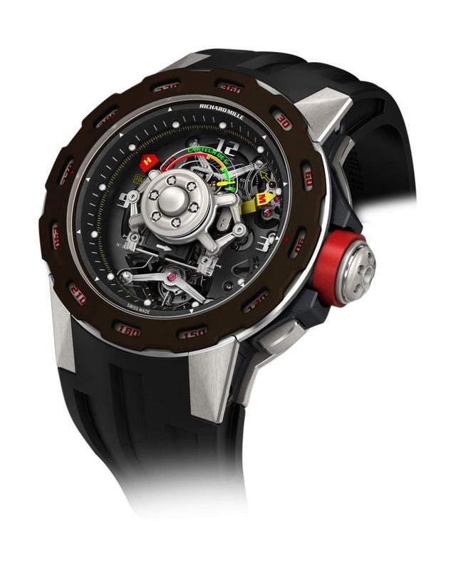 Richard Mille RM 36-01 Manual Winding Tourbillon G-Sebastien Loeb Men's watch Carbon,Ceramic,Titanium