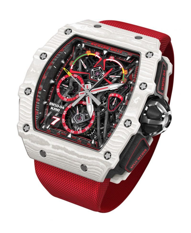 Richard Mille RM 50-04 Tourbillon Chronographe à Rattrapante Kimi RÄIKKÖNEN Men's watch Carbon