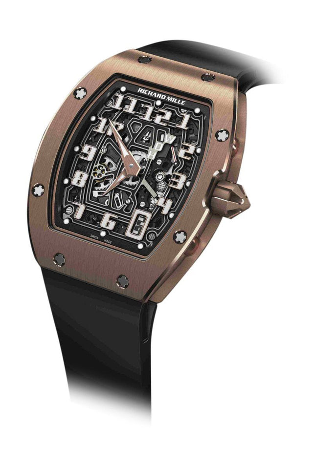 Richard Mille RM 67-01 Automatic Winding Extra Flat Men's watch Red Gold