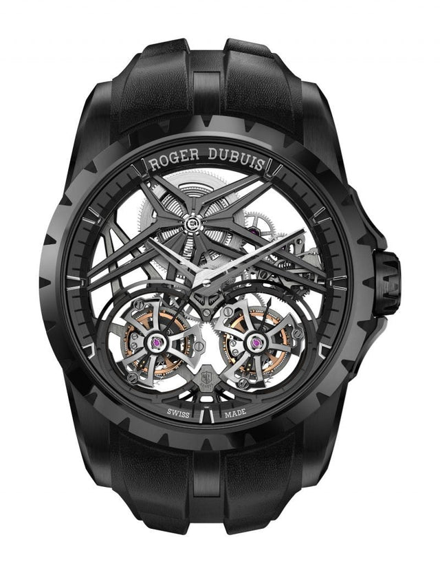 Roger Dubuis Excalibur Double Tourbillon Black Ceramic Men's watch RDDBEX0820