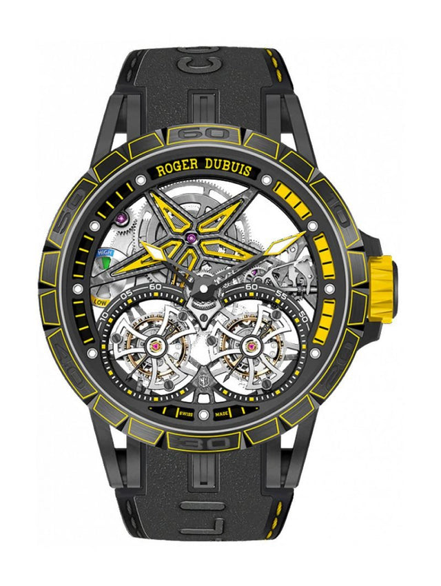 Roger Dubuis Excalibur Spider Pirelli – Double Flying Tourbillon Men's watch RDDBEX0755