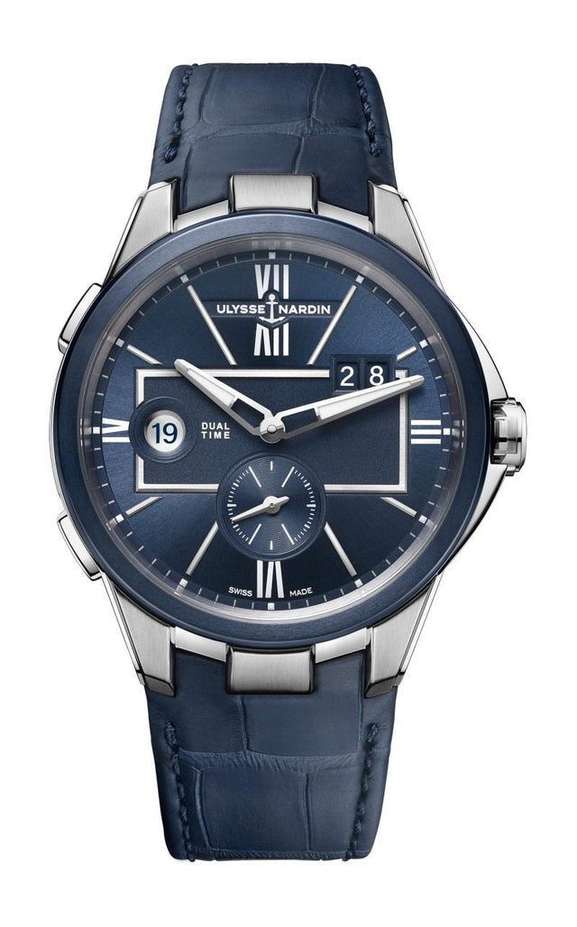 Ulysse Nardin Executive Dual Time Blue Men's watch 243-20-3/43
