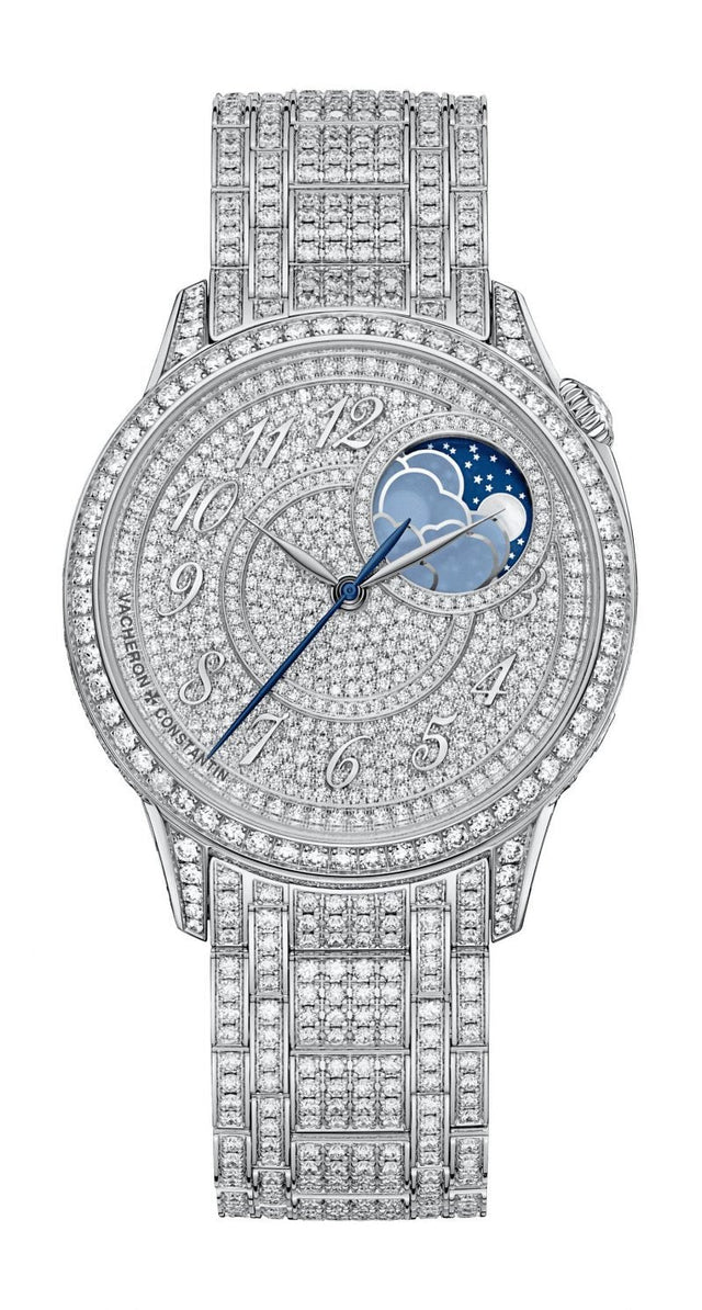 Vacheron Constantin Egérie Moon Phase Jewellery Woman's watch 8016F/126G-B499