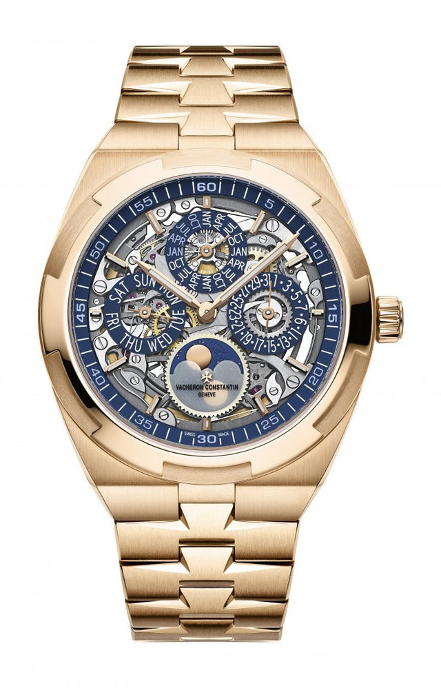 Vacheron Constantin Overseas Perpetual Calendar Ultra-Thin Skeleton Men's watch 4300V/120R-B642
