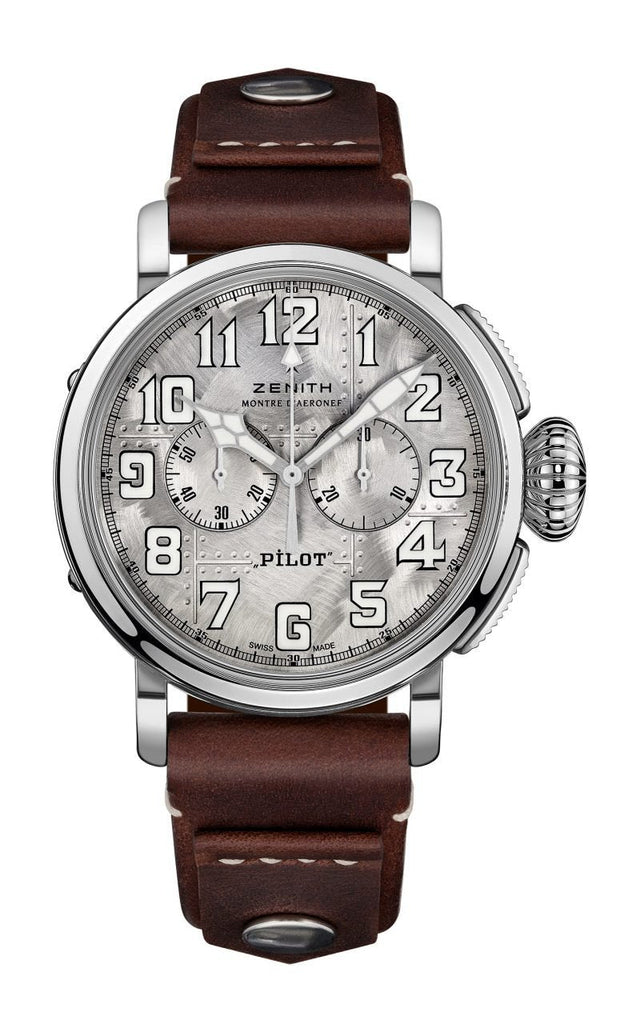 Zenith Pilot Type 20 Chronograph Silver Men's watch 05.2430.4069/17.I011